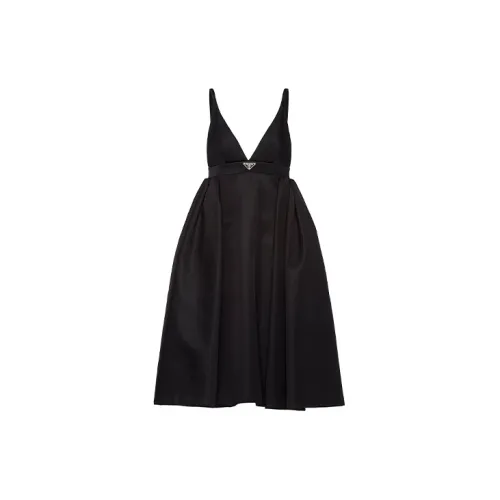 PRADA Sleeveless Dresses Women's Black