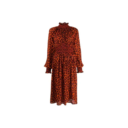 MSGM Long-Sleeved Dresses Women's Orange