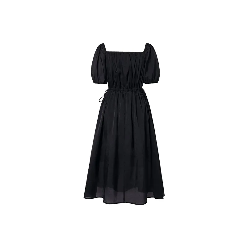 I'M ONE Short Sleeved Dresses Women's Black-1