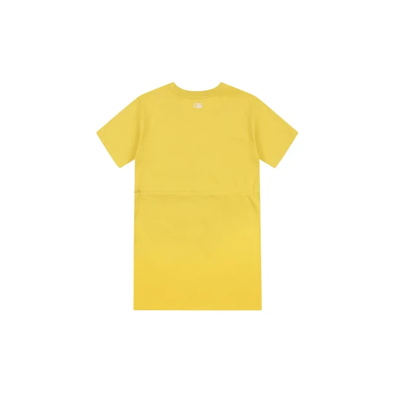 MLB Short Sleeved Dress Women's Yellow-1
