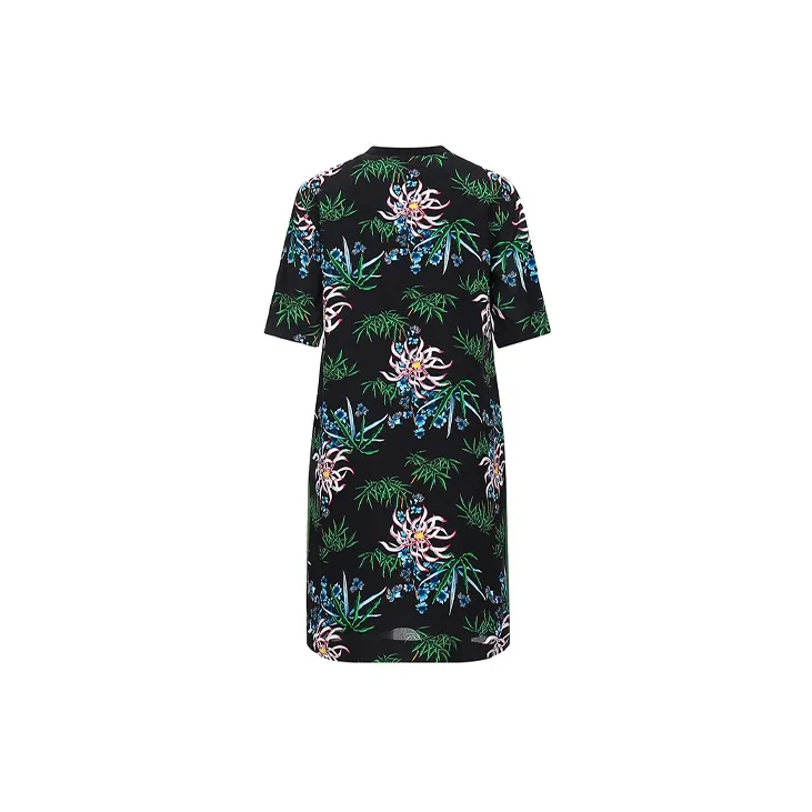 KENZO Short Sleeved Dresses Women's Black-1