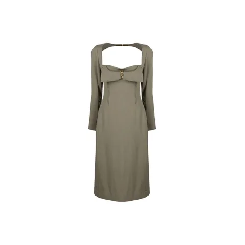 Jacquemus Long-Sleeved Dresses Women's Green