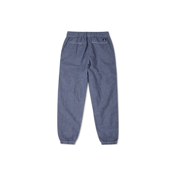 Converse Knitted Sports Pants Women's Light Azure Blue-1