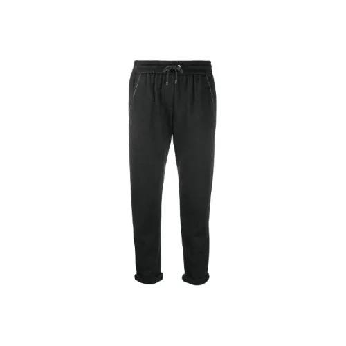 Brunello Cucinelli Knitted Sweatpants Women's Black