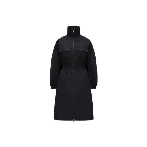 Moncler Long-Sleeved Dresses Women's Black