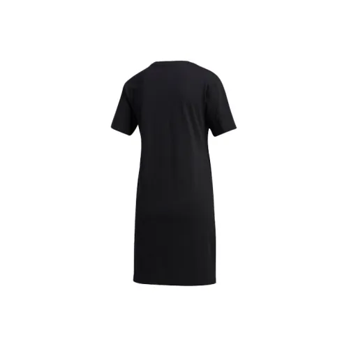 Adidas Neo Short-Sleeved Dresses Women's Black