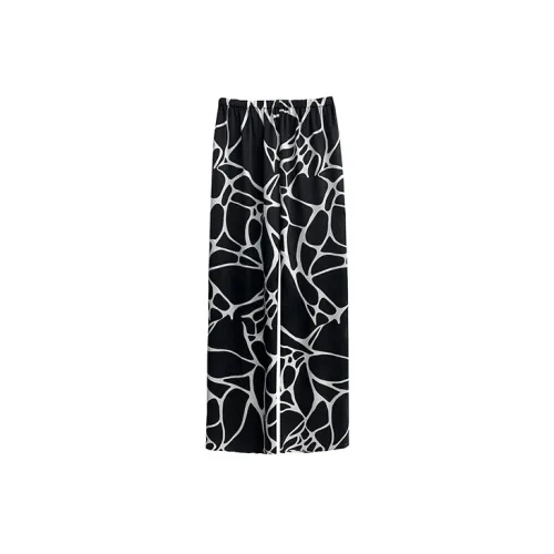 Echo Ade Casual Pants Unisex Ribbed Print