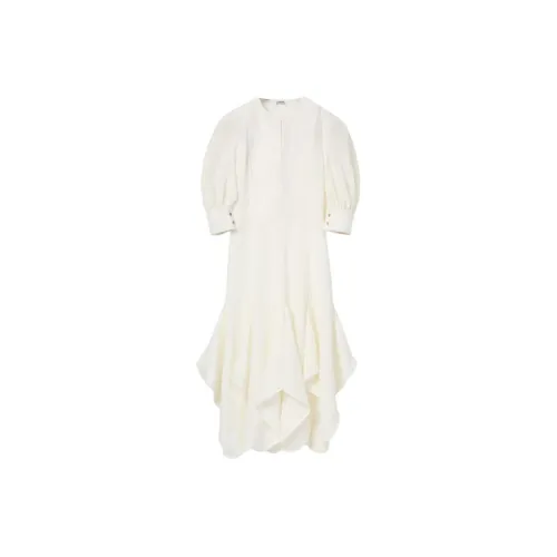 LOEWE Short-Sleeved Dresses Women's White