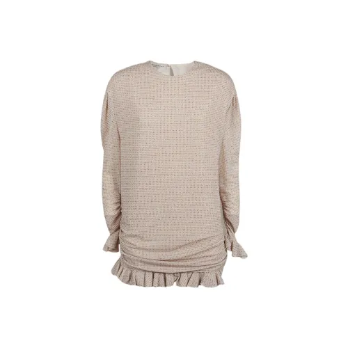 PHILOSOPHY DI LORENZO SERAFINI Long-Sleeved Dresses Women's Beige