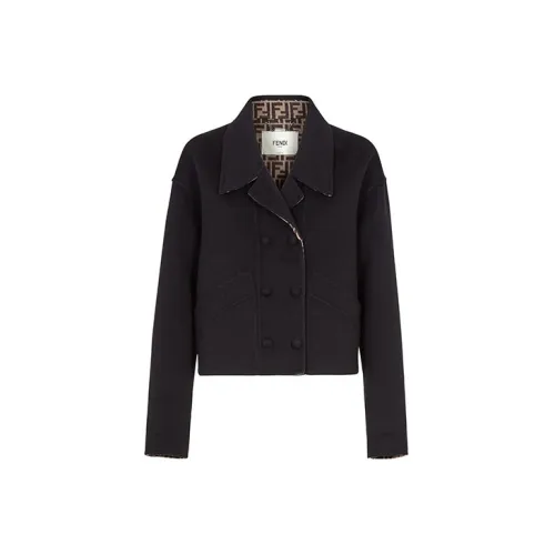 FENDI Jackets Women's Black