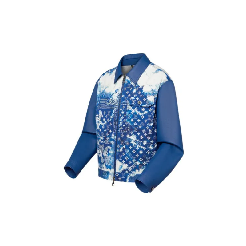 LOUIS VUITTON Jackets Coats Men's Blue-2