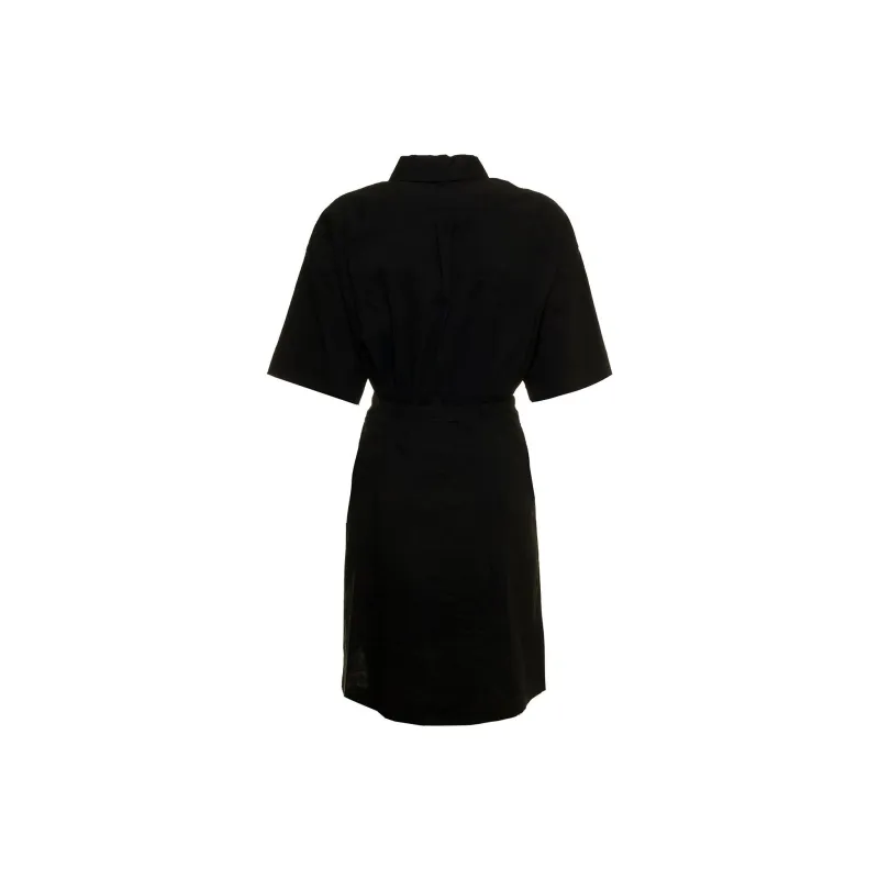 THEORY Short-Sleeved Dresses Women's Black-1