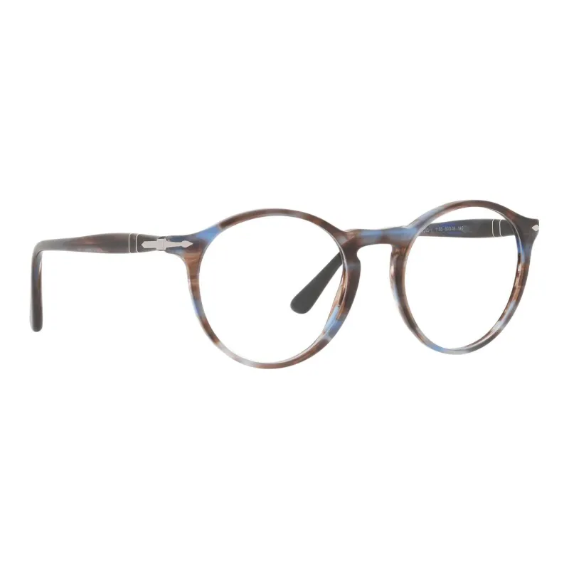 PERSOL Eyeglass Frames Unisex Blue-1