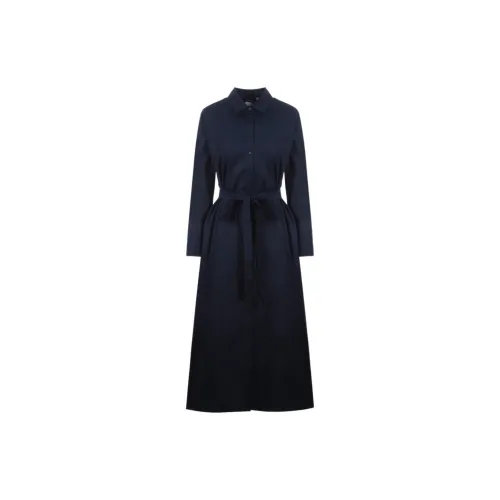 'S MAX MARA Long-Sleeved Dresses Women's Blue