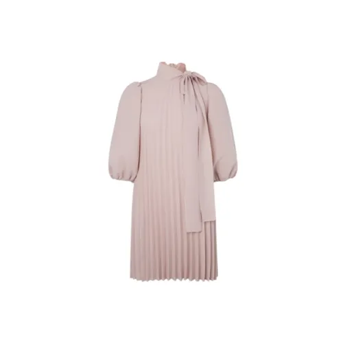 RED VALENTINO Long-Sleeved Dresses Women's Pink