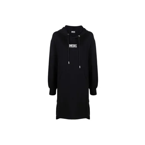 DIESEL Long-Sleeved Dresses Women's Black