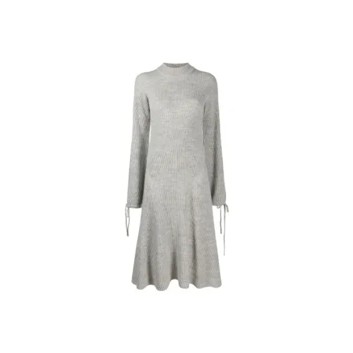 MSGM Long-Sleeved Dresses Women's Gray