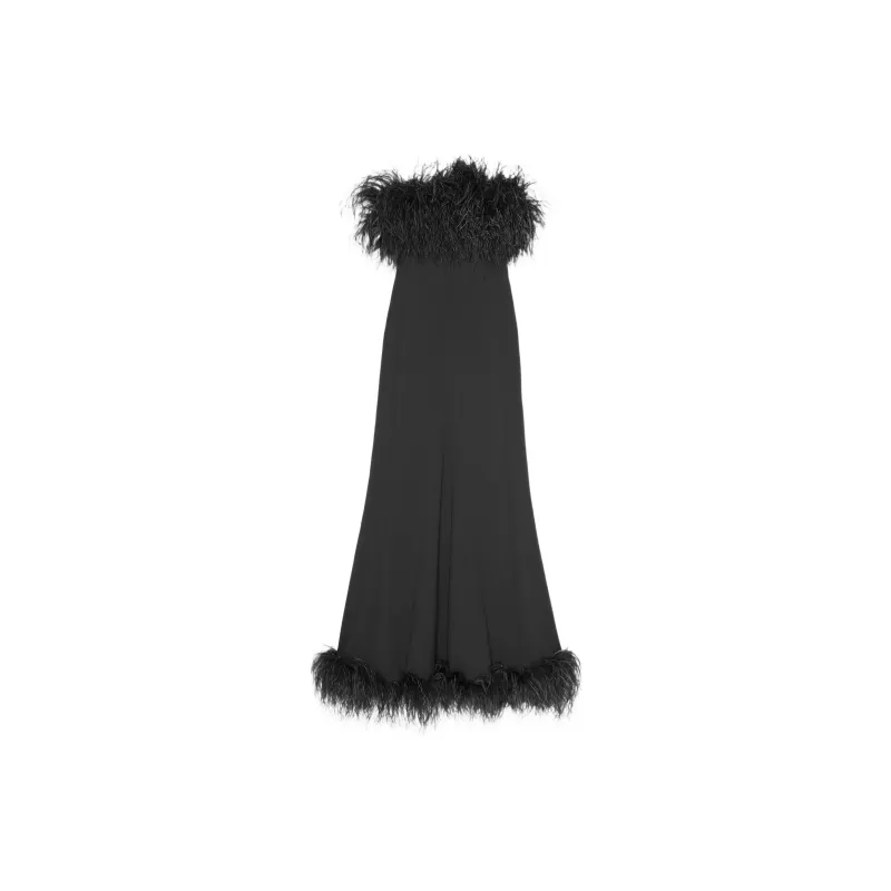 SAINT LAURENT SS22 Sleeveless Dress Women's Black-1
