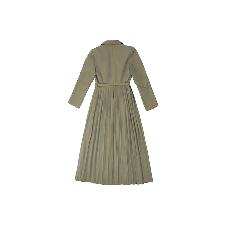 D. MARTINA QUEEN Long-Sleeved Dresses Women's Olive-1