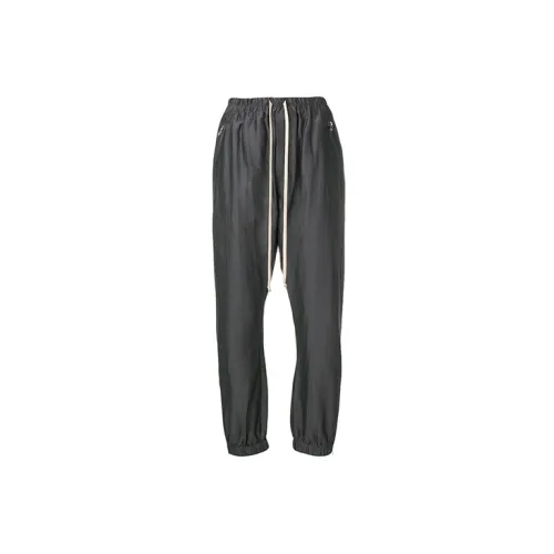 RICK OWENS Knitted Sweatpants Women's Gray