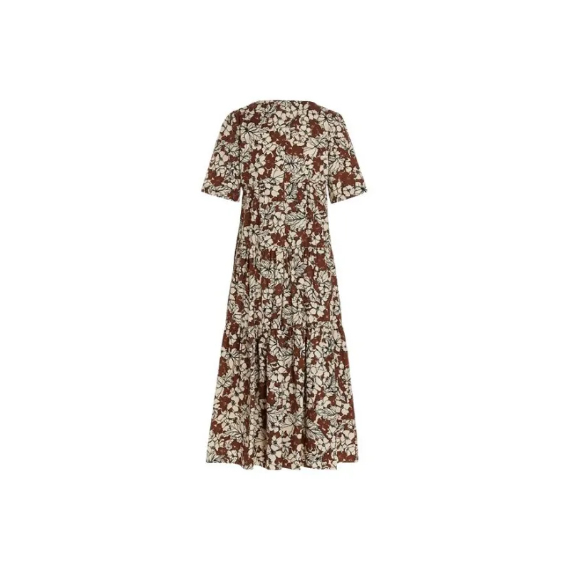 WEEKEND MaxMara Short Sleeved Dress Women's Multicolor-1