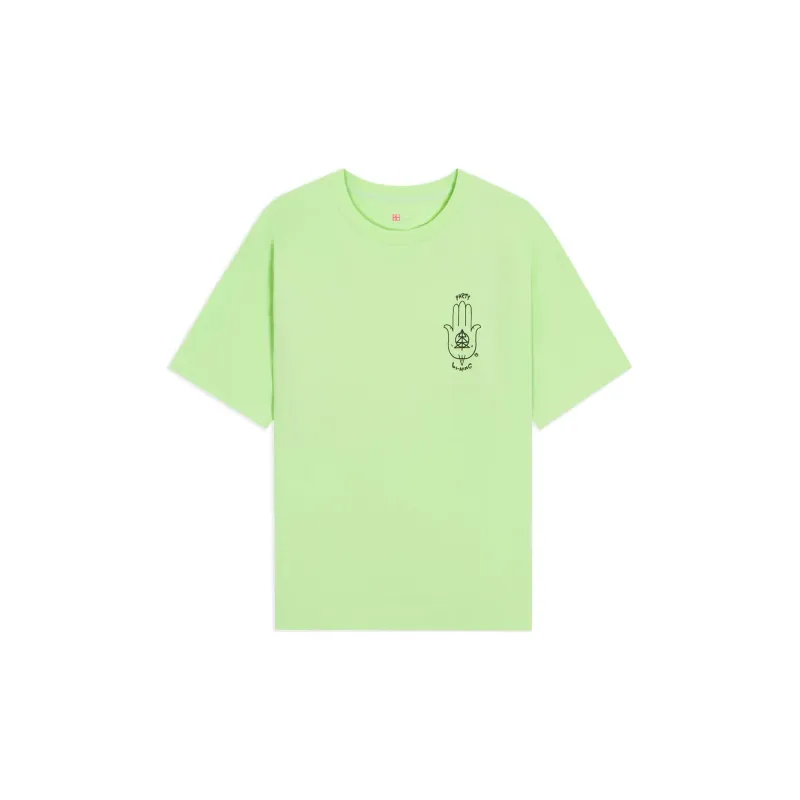 LiNing Summer Party T-Shirts Unisex Butterfly Pink Green-1