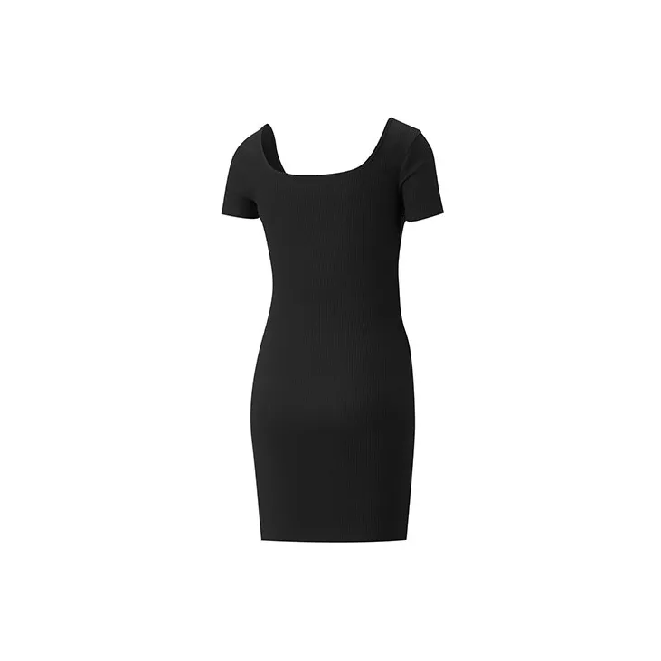 PUMA Short Sleeved Dresses Women's Black-1