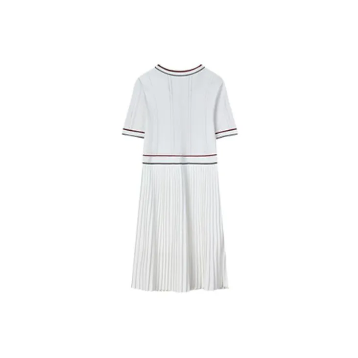 FILA Short Sleeved Dresses Women's Standard White-1