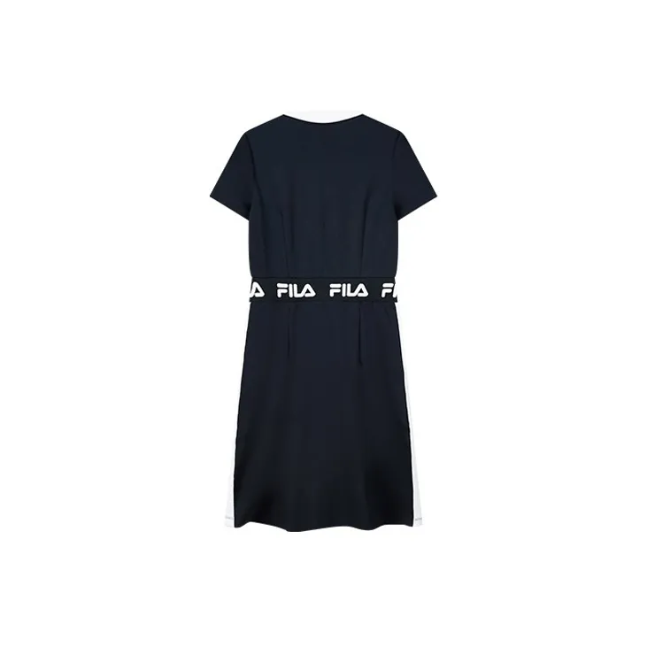 FILA Short Sleeved Dress Women's Legend Blue-1