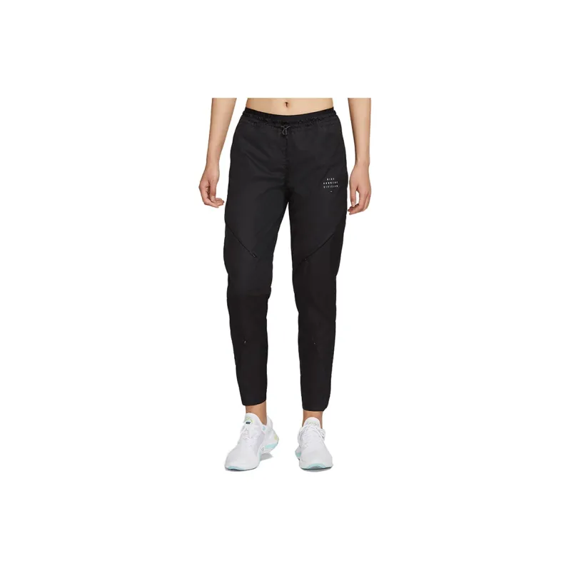 Nike Knitted Sports Pants Women's Black-0