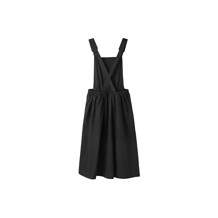 MITUAN Suspender Skirt Dress Women's Black-1