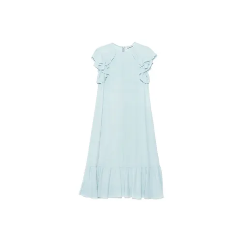 RED VALENTINO Sleeveless Dresses Women's Light Blue