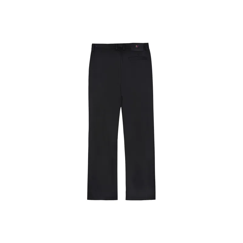 ONOFFON Flared Pants Moderate Casual Pants Unisex Black-1
