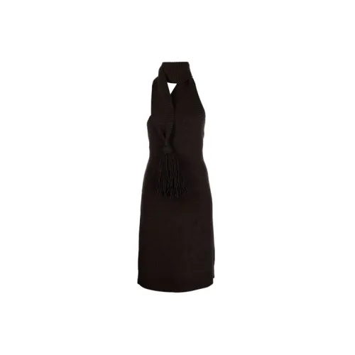 Bottega Veneta Sleeveless Dresses Women's Brown