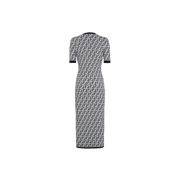 FENDI Short-Sleeved Dresses Women's Black-1