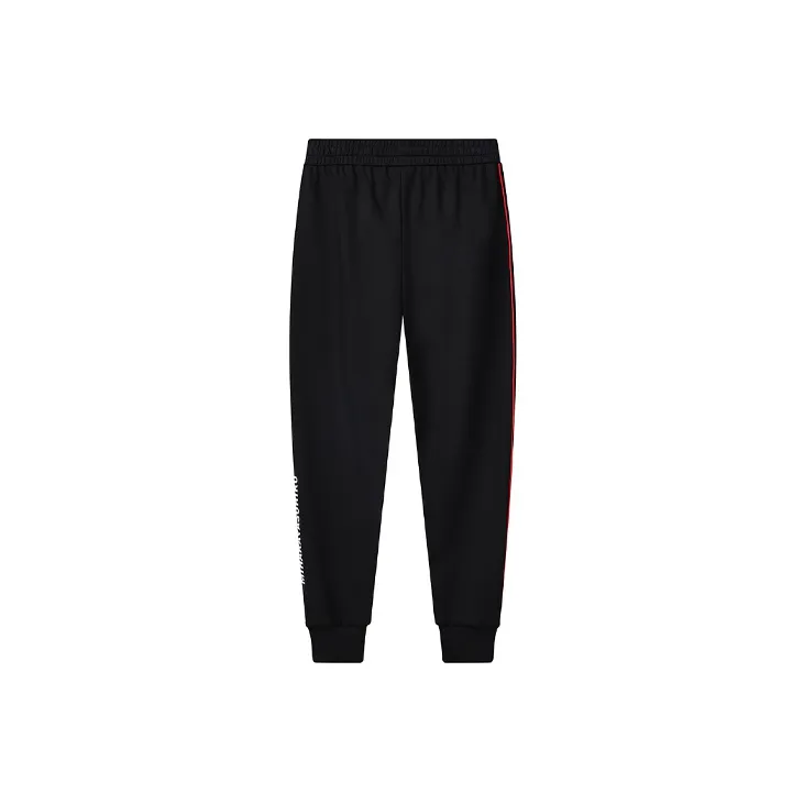 Mihara Yasuhiro X FILA MIHARA YASUHIRO Collaboration Collection Knitted Sweatpants Women's Jet Black-1