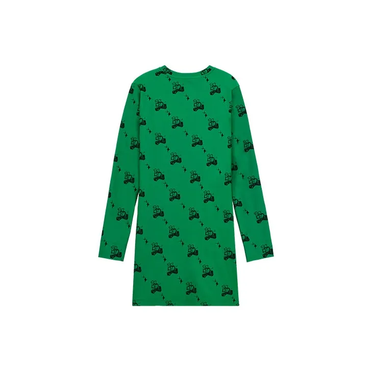 WE11DONE Long Sleeved Dresses Women's Green-1