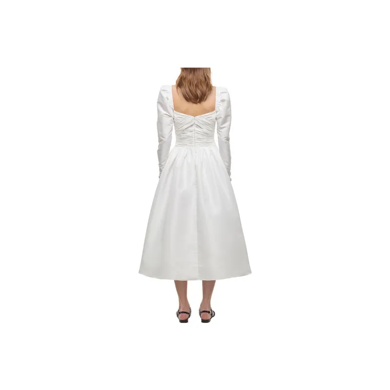 Self portrait Long Sleeved Dresses Women's White-1