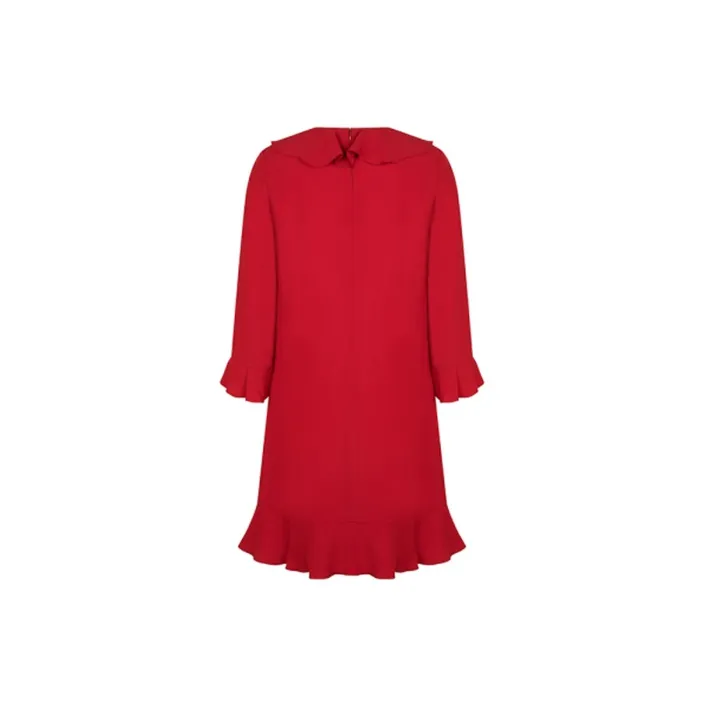 RED VALENTINO Long Sleeved Dresses Women's Red-1