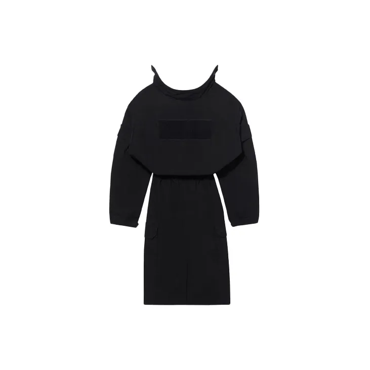 Balenciaga Off shoulder Cargo Midi Dress-1