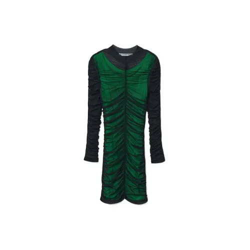 Alexander Wang Long-Sleeved Dresses Women's Olive Green