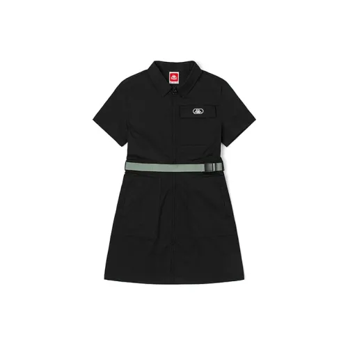 Kappa Short-Sleeved Dresses Women's Black-990