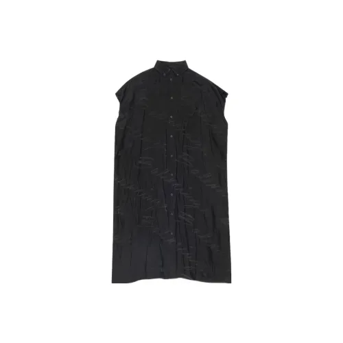 Balenciaga Sleeveless Dresses Women's Black