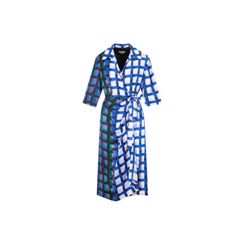 DRIES VAN NOTEN Long-Sleeved Dresses Women's Blue