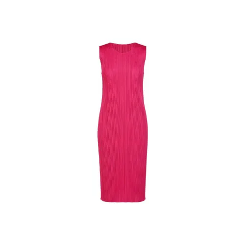 PLEATS PLEASE ISSEY MIYAKE Sleeveless Dresses Women's Pink