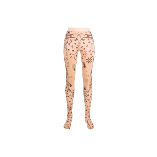 Marine Serre Leggings Women's Nude