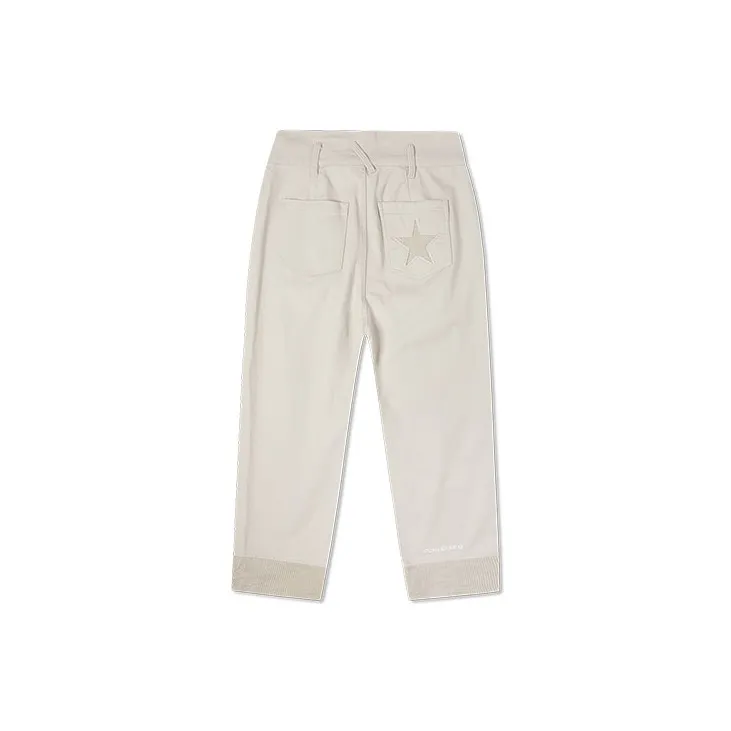 Converse Casual Pants Women's Beige Khaki-1
