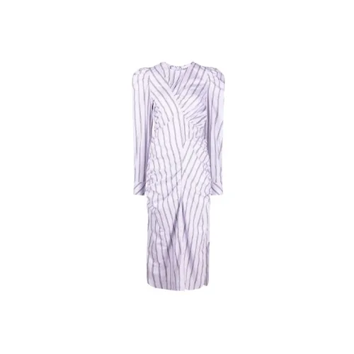 GANNI Long-Sleeved Dresses Women's Purple