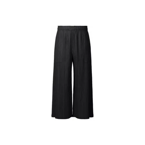 PLEATS PLEASE ISSEY MIYAKE Casual Pants Women's Black