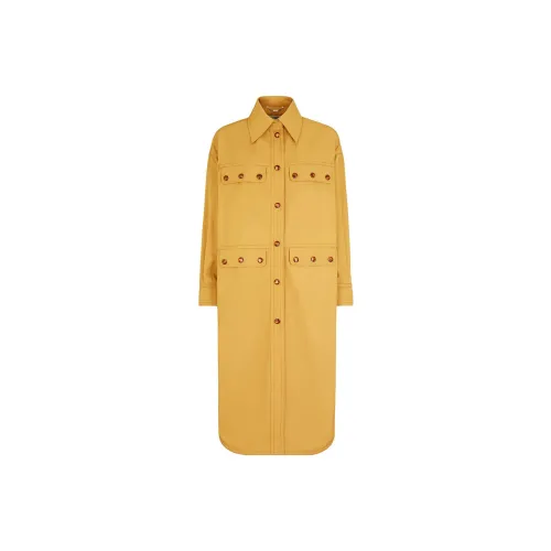 FENDI Coats Women's Yellow